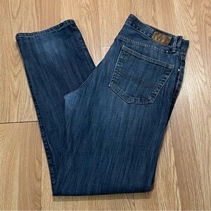 Lucky Brand Men’s 34x34 (35x34) 329 Classic Straight Jeans Dark Blue Denim